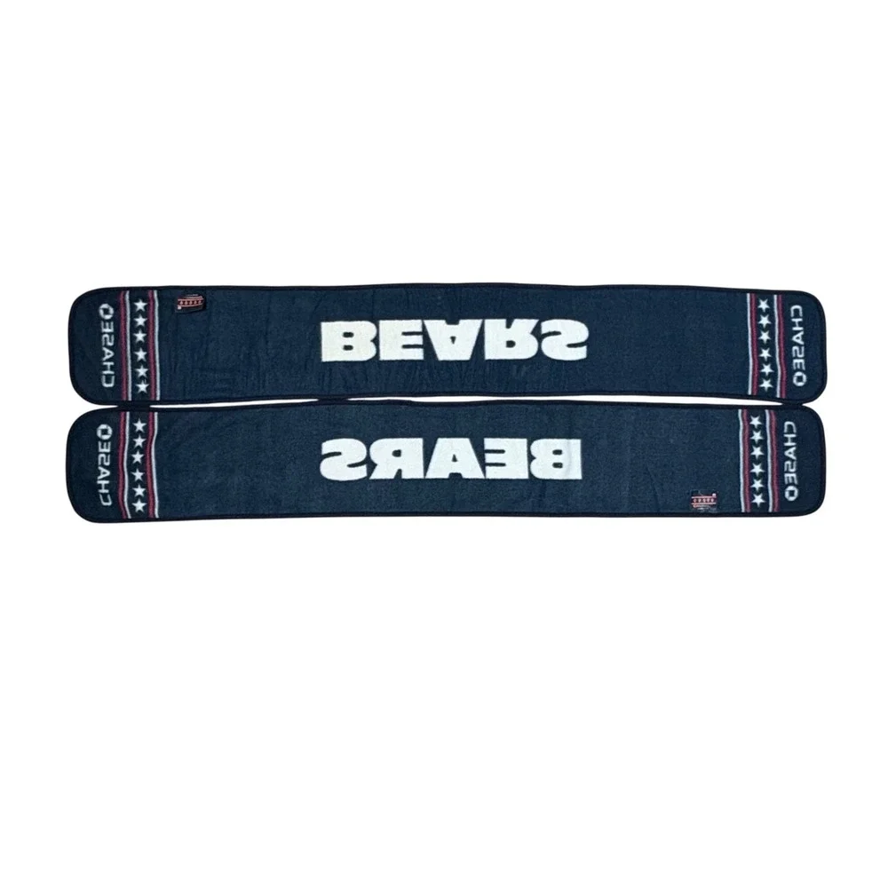 2 Chicago Bears Chase 9/11 10th Anniversary Scarf Blue Fleece 52